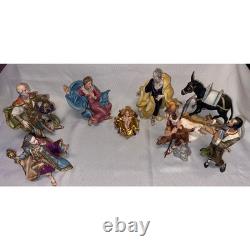 Franklin Mint The Vatican Nativity Limited Edition 11pc Christmas Set Jesus