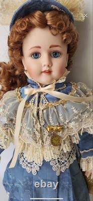 Franklin Mint The Walkure Victorian Honeymoon Antique Repro Doll & magazine ad
