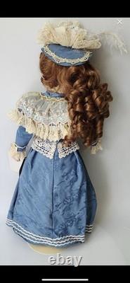 Franklin Mint The Walkure Victorian Honeymoon Antique Repro Doll & magazine ad