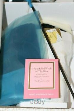 Franklin Mint The Wizard Of Oz Wicked Witch Of The West Porcelain Doll New
