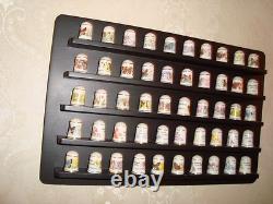 Franklin Mint Thimbles 50 States Butterflies&state Flowers And The States Cards