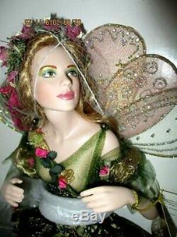 Franklin Mint Titania Fairy Queen Midsummer Night's Dream Porcelain Doll New COA