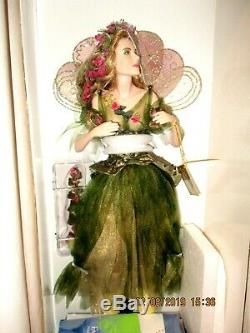 Franklin Mint Titania Fairy Queen Midsummer Night's Dream Porcelain Doll New COA