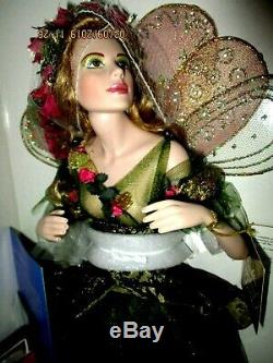 Franklin Mint Titania Fairy Queen Midsummer Night's Dream Porcelain Doll New COA