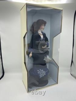 Franklin Mint Titanic Rose Porcelain Doll Blue Velvet Flying Scene apx. 18 NIB