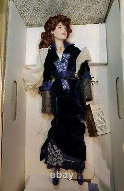 Franklin Mint Titanic Rose Porcelain Doll. In The Flying Scene Dress