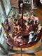 Franklin Mint Treasury Of Carousel Art 1988 Set Of 12 Animals With Display Base