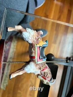 Franklin Mint Treasury Of Carousel Art 1988 Set Of 12 Animals With Display Base