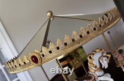 Franklin Mint Treasury Of Carousel Art 2 Tier Display Stand Pre-owned GORGEOUS