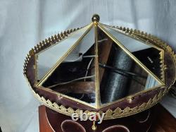 Franklin Mint Treasury Of Carousel Horse Art 2 Two Tier Display Stand Vintage