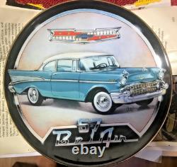 Franklin Mint Tri-Chevy Collector Plate Set 1955-1956-1957 Chevrolet -Full Set 6