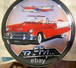 Franklin Mint Tri-Chevy Collector Plate Set 1955-1956-1957 Chevrolet -Full Set 6