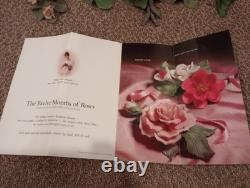 Franklin Mint Twelve Months Of Roses Collection