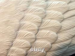 Franklin Mint Under Her Wing Trumpeter Swan Family 1989 Bisque Sculpture COA