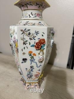 Franklin Mint Vase of One Hundred Flowers Dawen Wang 12 Porcelain