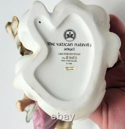 Franklin Mint Vatican Nativity Fine Porcelain Angel Limited Edition 8 With Box