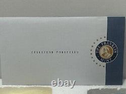 Franklin Mint Vatican Observatory Foundation 6 pc. Nativity Set withCreche NIB COA