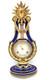 Franklin Mint Victoria & Albert Museum Marie Antoinette Lyre Clock withkey