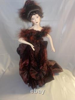 Franklin Mint Vintage Gibson Girl LADY LUCK IN MONTE CARLO 24 Porcelain Doll