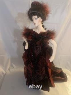 Franklin Mint Vintage Gibson Girl LADY LUCK IN MONTE CARLO 24 Porcelain Doll