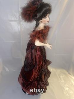 Franklin Mint Vintage Gibson Girl LADY LUCK IN MONTE CARLO 24 Porcelain Doll