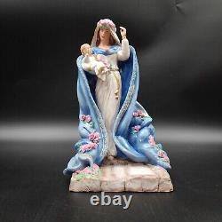 Franklin Mint Virgin Mary Mother Of Spring Votive Porcelain Hand Painted Signed