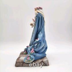 Franklin Mint Virgin Mary Mother Of Spring Votive Porcelain Hand Painted Signed