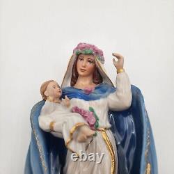 Franklin Mint Virgin Mary Mother Of Spring Votive Porcelain Hand Painted Signed