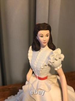 Franklin Mint Vivien Leigh as Scarlett O'Hara Porcelain Figurine with COA