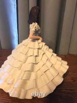 Franklin Mint Vivien Leigh as Scarlett O'Hara Porcelain Figurine with COA