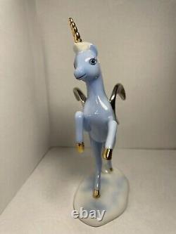 Franklin Mint Where Love Shines Bright Porcelain Unicorn Figurine