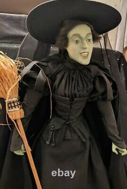 Franklin Mint, Wicked Witch of the West, from the Wizard of Oz, Porcelain Doll