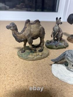 Franklin Mint Wildlife Preservation Trust Collection Sculptures Lot Of 10