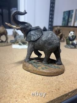 Franklin Mint Wildlife Preservation Trust Collection Sculptures Lot Of 10