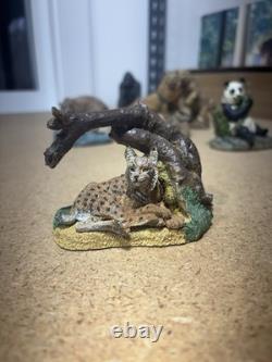 Franklin Mint Wildlife Preservation Trust Collection Sculptures Lot Of 10