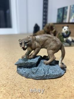 Franklin Mint Wildlife Preservation Trust Collection Sculptures Lot Of 10