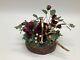 Franklin Mint Winter Fantasy Floral Bouquet House Of Igor 24K Plate Enamel Roses