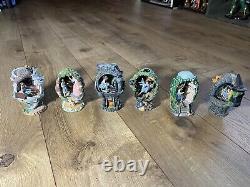 Franklin Mint Wizard of Oz Egg collection/set of 6 Beautiful Detailed Ornamental