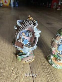 Franklin Mint Wizard of Oz Egg collection/set of 6 Beautiful Detailed Ornamental