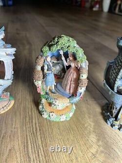 Franklin Mint Wizard of Oz Egg collection/set of 6 Beautiful Detailed Ornamental