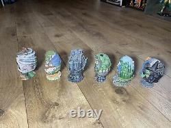 Franklin Mint Wizard of Oz Egg collection/set of 6 Beautiful Detailed Ornamental