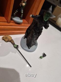 Franklin Mint Wizard of Oz Portrait Sculptures Collection withCabinet COA READ