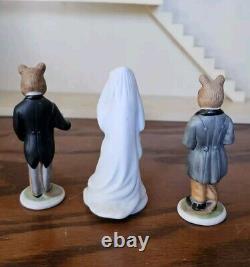 Franklin Mint Woodhouse Mouse Family Figurines, Lot of 22, With Display 1985