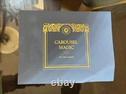 Franklin Mint World of Carousel Horses Collection withGlass&Mirrored display Shelf