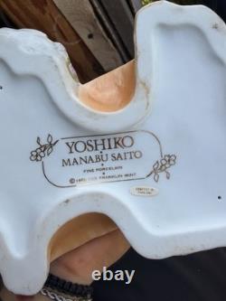 Franklin Mint Yoshiko Geisha Porcelan Figurine Manabu Saito 1988