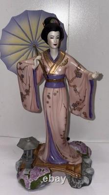 Franklin Mint Yoshiko Princess Cherry Blossoms 11 1/2 Tall