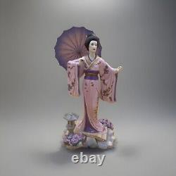 Franklin Mint Yoshiko Princess Cherry Blossoms 11 1/2 Tall. Perfect Condition