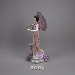 Franklin Mint Yoshiko Princess Cherry Blossoms 11 1/2 Tall. Perfect Condition
