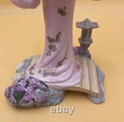 Franklin Mint Yoshiko Princess Cherry Blossoms 11 1/2 Tall. Perfect Condition