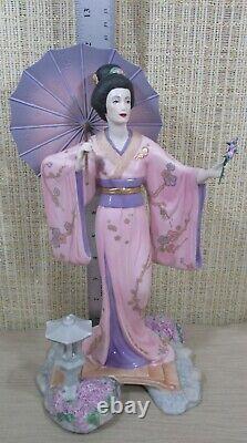 Franklin Mint Yoshiko Princess of Cherry Blossoms Sculpture Figurine NEW Boxed